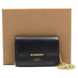 Burberry Mini Portafoglio Porta-carte WOC Crossbody con Catena Dorata