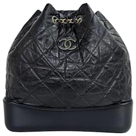 Gabrielle Backpack Small Black - Chanel