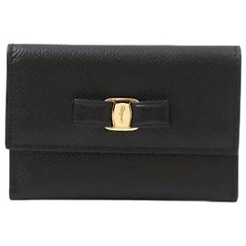 Salvatore Ferragamo Kartenetui Schwarz