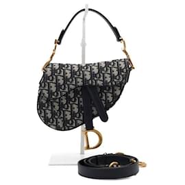 Oblique Mini Saddle Tote Bag mit Schulterriemen - Dior