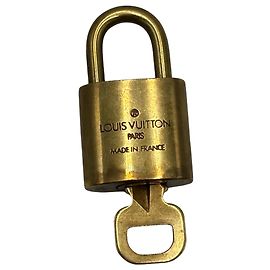 Louis Vuitton Padlock and Key Logo Metal medium