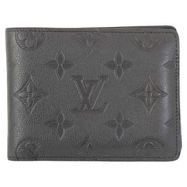 Portefeuille bi-fold Louis Vuitton Monogram Shadow