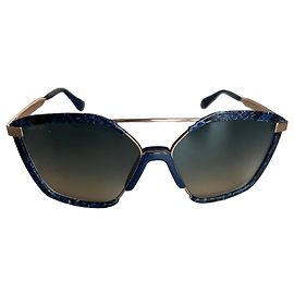 Gafas de sol Jimmy Choo Deep Blue Snake Rose Gold gradual
