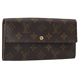 LOUIS VUITTON Pochette Porte Monnaie Credit Long Wallet M61726 LV Auth 194317A - Louis Vuitton