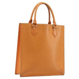 LOUIS VUITTON Epi Sac Plat PM Hand Bag Mandarin M5274H LV Auth BA14186