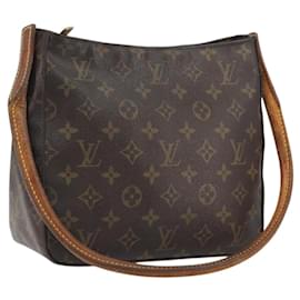 Borsa a tracolla LOUIS VUITTON Monogram Looping MM M51146 LV Auth 195339