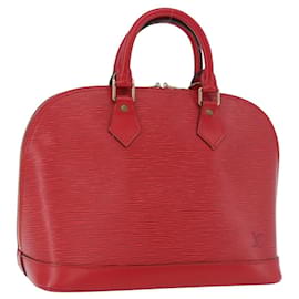 Borsa a mano LOUIS VUITTON Epi Alma Castilian Red M52147 LV Auth 195378V