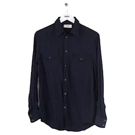 Camicia blu Céline in sintetico M