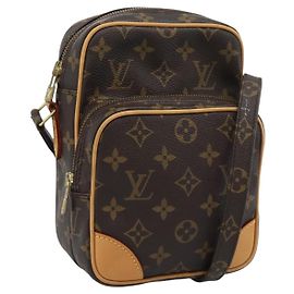 LOUIS VUITTON Monogram Amazon Schultertasche M45236 LV Auth 195243V