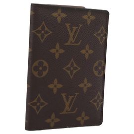 LOUIS VUITTON Monogram Couverture passport Passport Case M64502 LV Auth 194320