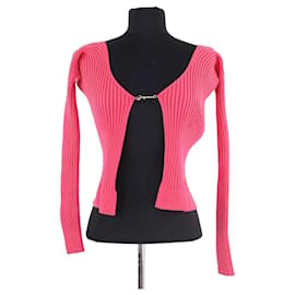 Jacquemus La maille Pralu Cardigan aus Wolle Rosa