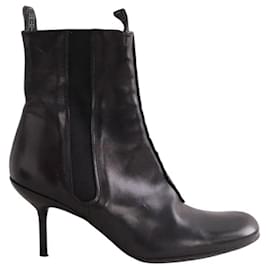 Free Lance Lederstiefel Schwarz