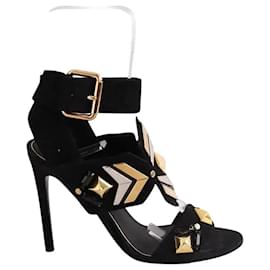Louis Vuitton Absatzschuhe aus schwarzem Wildleder Größe 36