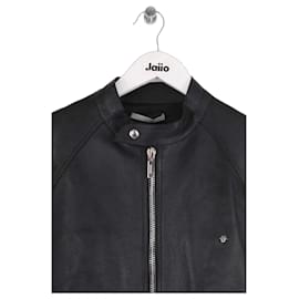 Dior Leder Mantel Schwarz Herren M