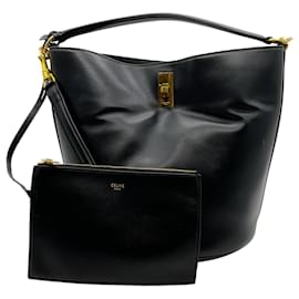 Céline Borsa Bucket 16 Celine in pelle nera