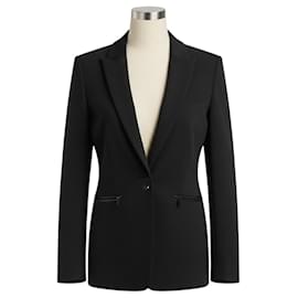 Veronica Beard Iconic Scuba Dickey Jacke in Schwarz