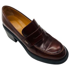 Mocassini Gomma in pelle marrone Tod's