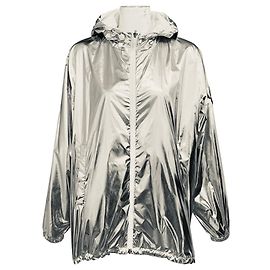 Chaqueta reversible con capucha Moncler Silver / White Jubba