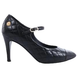 Chanel Coco Mark Matelassé Pumps 36.5C G30981