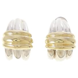 Orecchini a clip Tiffany & Co. in oro giallo 925/750 e argento
