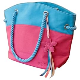 Borsa Escada in tela bicolore