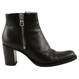Free Lance Stiefeletten aus Leder Schwarz