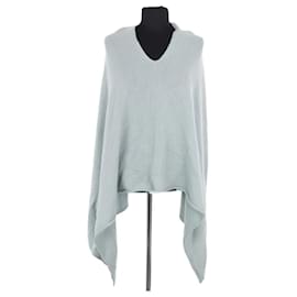 Poncho Eric Bompard in cashmere verde