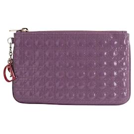 Pochette Dior in pelle viola