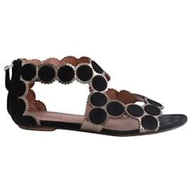 Alaïa Ballerinas aus schwarzem Wildleder