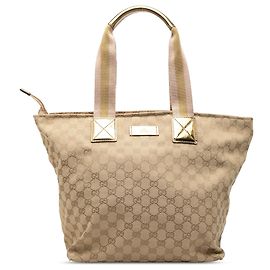 Tote Gucci GG Canvas Web beige