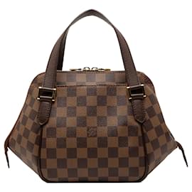 Borsa a mano Louis Vuitton Damier Ebene Belem PM Marrone