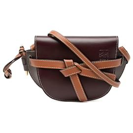 Borsa a tracolla Mini Gate in pelle tricolore rossa LOEWE - Loewe