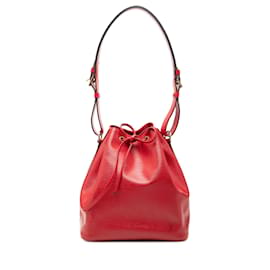 Borsa a secchiello Petit Noe Louis Vuitton Epi rossa