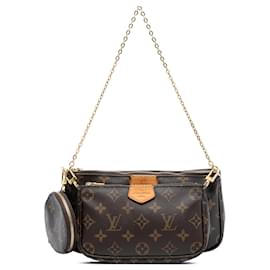 Borsa Louis Vuitton Monogram Multi Pochette Accessoires Marrone