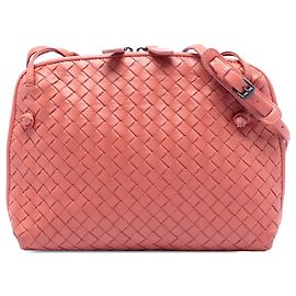 Borsa a tracolla Bottega Veneta Nappa Intrecciato Nodini Rosa