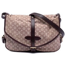 Borsa a tracolla Louis Vuitton Monogram Idylle Saumur 30 Rosa