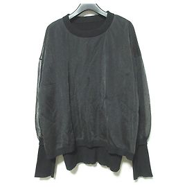 Autre Marque Top in maglia trasparente Diagram Grace Continental