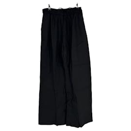DISSH Weite schwarze Leinenhose - Autre Marque
