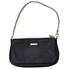 Pochette Dior in pelle nera