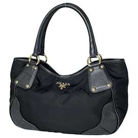 Prada Nylon Tote Bag Schwarz