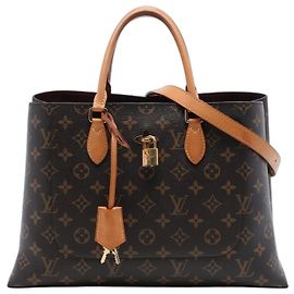 Louis Vuitton Brown Monogram Flower Tote