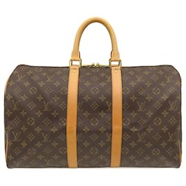 Louis Vuitton Brown Monogram Keepall 45