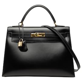 Hermès Black Box Calf Kelly Sellier 32