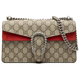 Gucci Beige Medium GG Supreme Dionysus Crossbody