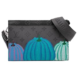 Portafoglio Wearable Louis Vuitton Gray Yayoi Kusama Monogram Eclipse Reverse Pumpkin