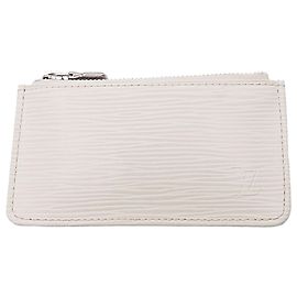 Louis Vuitton White Epi Key Pouch