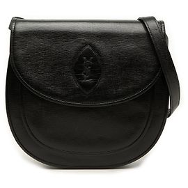 Borsa crossbody Saint Laurent in pelle nera