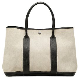 Hermès Garden Party 36 en Toile Beige et Negonda