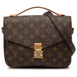 Louis Vuitton Brown Monogram Pochette Metis