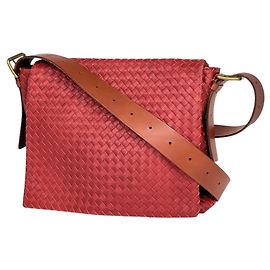 Bottega Veneta Intrecciato Schultertasche aus Leder